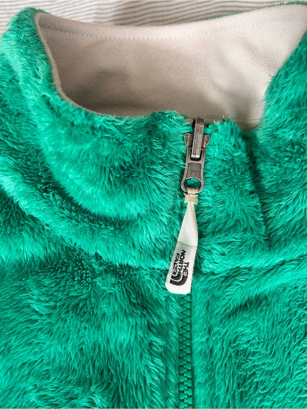 The North Face Osito Fleece Jacket Emerald Green Full Zip Women’s. Size M - Picture 8 of 8